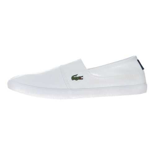 Слипоны мужские Lacoste 733CAM1071 белые 10 FR в Belwest