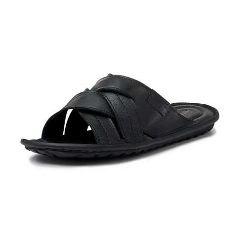 Шлепанцы мужские Alessio Nesca Comfort TR-AMR-046A черные 42 RU в Belwest