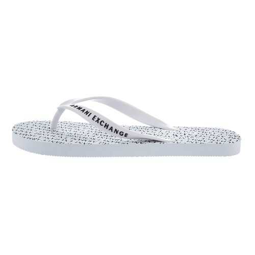 Шлепанцы мужские Armani Exchange XUQ001 XV150 белые 42 IT в Belwest