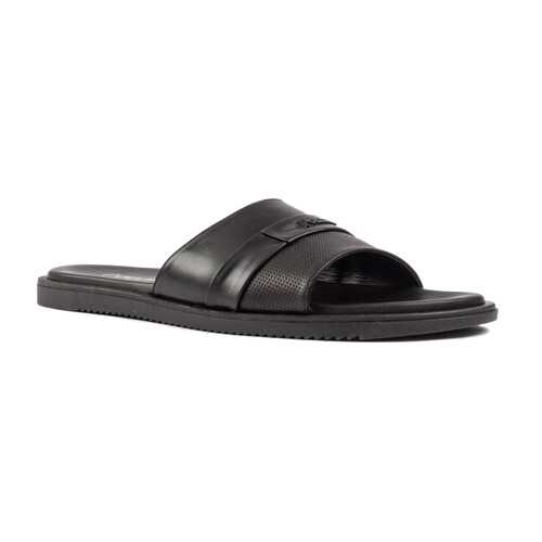 Шлепанцы мужские Pollini SB28012GOAUG0000 черные 43 RU в Belwest