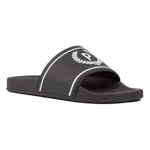 Шлепанцы мужские Pollini SB28142GOAUW0000 черные 45 RU в Belwest