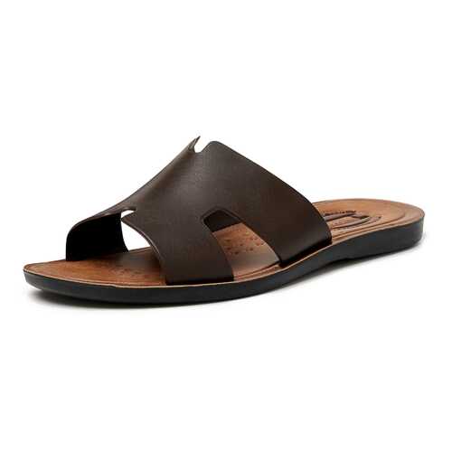Шлепанцы мужские T.Taccardi M-613036-B коричневые 43 RU в Belwest