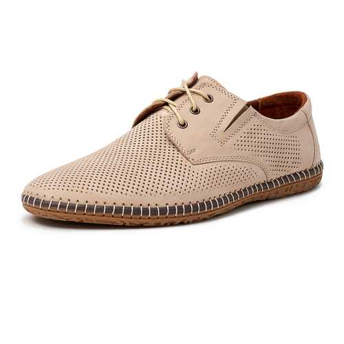 Туфли мужские Alessio Nesca Z553 бежевые 42 RU в Belwest