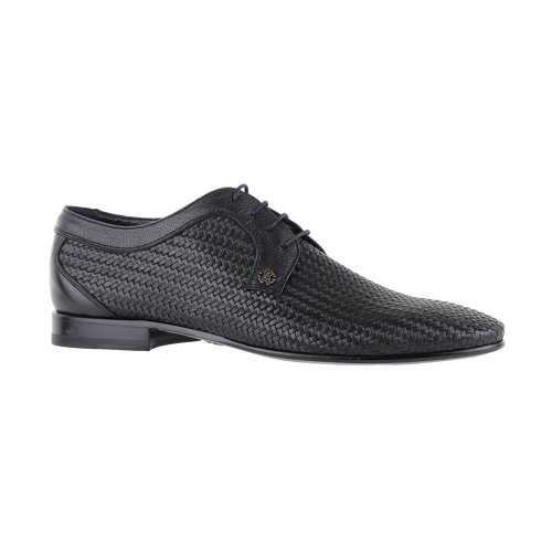 Туфли мужские Roberto Cavalli 5438 черные 40.5 RU в Belwest