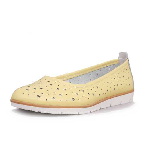 Балетки женские Alessio Nesca SH8003D желтые 37 RU в Belwest