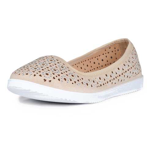 Балетки женские T.Taccardi ZS188-1K бежевые 37 RU в Belwest