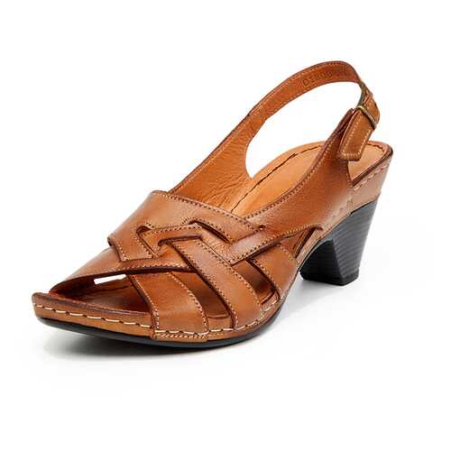 Босоножки женские Alessio Nesca 01806BH0 коричневые 37 RU в Belwest