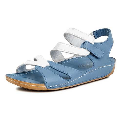 Босоножки женские Alessio Nesca Comfort 710018253 голубые/белые 40 RU в Belwest