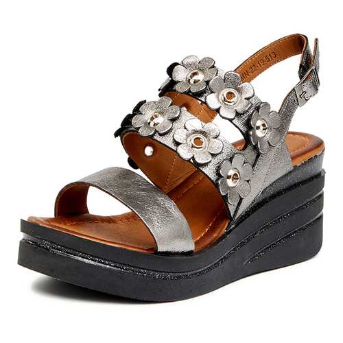 Босоножки женские Pierre Cardin 01806AT0 серебристые 39 RU в Belwest