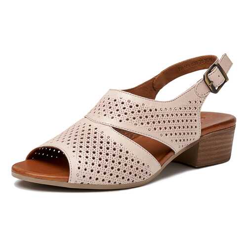 Босоножки женские Pierre Cardin TR-MN-030-20-3511 бежевые 40 RU в Belwest