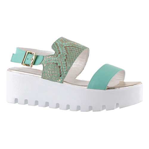 Босоножки женские Shoes Market 25-15-376-3 зеленые 39 RU в Belwest