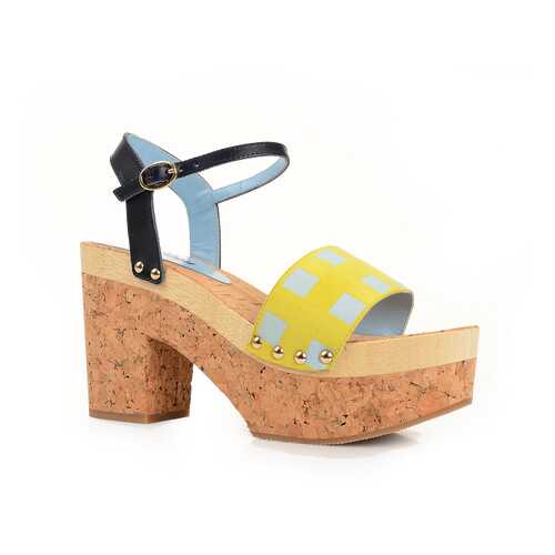Босоножки женские Studio Pollini SA16549I0KT3140A желтые 36 RU в Belwest