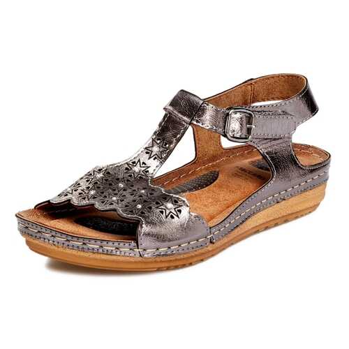 Босоножки женские T.Taccardi 019061G0 серебристые 38 RU в Belwest