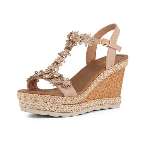 Босоножки женские T.Taccardi K0271PT-1 бежевые 39 RU в Belwest