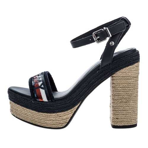 Босоножки женские Tommy Hilfiger FW0FW04717 синие 38 US в Belwest
