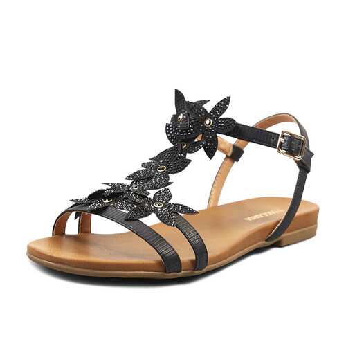 Сандалии женские T.Taccardi K0658PT-4A черные 39 RU в Belwest