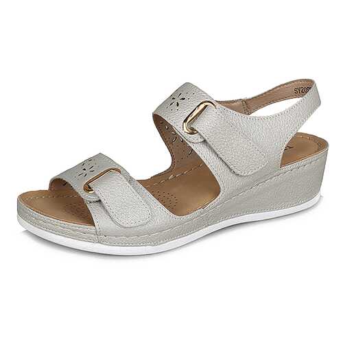 Сандалии женские T.Taccardi SY20SS-007 серебристые 36 RU в Belwest