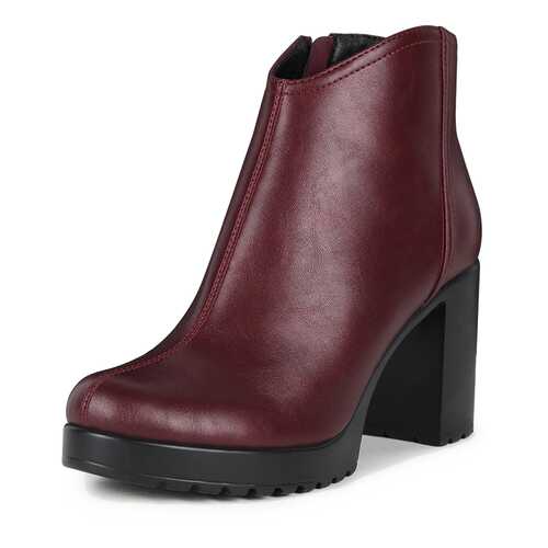 Ботильоны женские T.Taccardi K0391MH-6B бордовые 38 RU в Belwest
