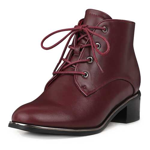 Ботильоны женские T.Taccardi K0575MH-1A бордовые 38 RU в Belwest