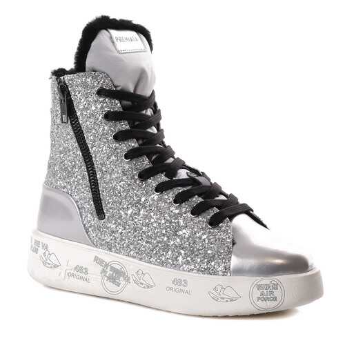 Кеды женские PREMIATA NEW EDITH VAR 4280 серебристые 39 RU в Belwest