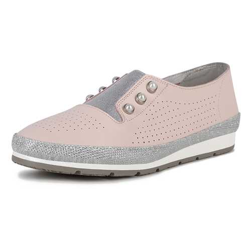 Слипоны женские Alessio Nesca K0636LC-3A розовые 37 RU в Belwest