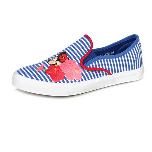 Слипоны женские Minnie Mouse ZY20SS-123 белые/синие 40 RU в Belwest