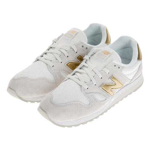 Женские кроссовки New Balance WL520GDA/B белые/серые/золотистые 37 в Belwest