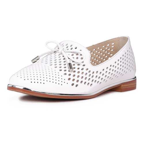 Лоферы женские Alessio Nesca JX20S-140B белые 36 RU в Belwest