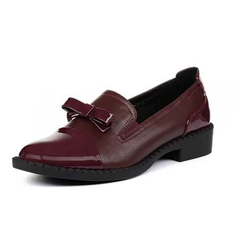 Лоферы женские T.Taccardi K0490LC-7A бордовые 39 RU в Belwest