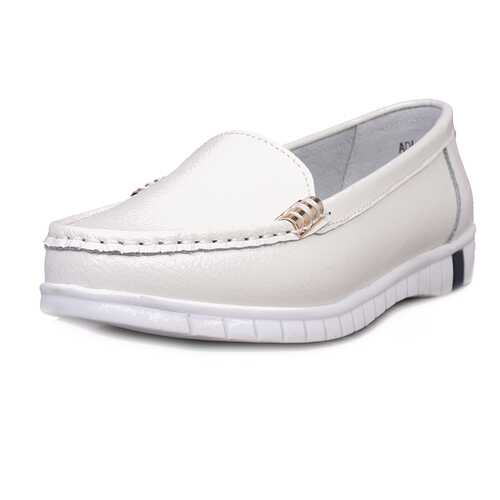 Мокасины женские Alessio Nesca Comfort 710018746 белые 37 RU в Belwest