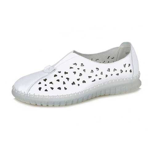 Мокасины женские Alessio Nesca Comfort HTY20SS-14 белые 39 RU в Belwest