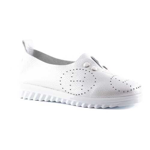 Полуботинки женские Shoes Market 996-1169-66 белые 38 RU в Belwest