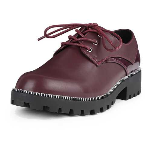 Полуботинки женские T.Taccardi K0410LC-4B бордовые 39 RU в Belwest