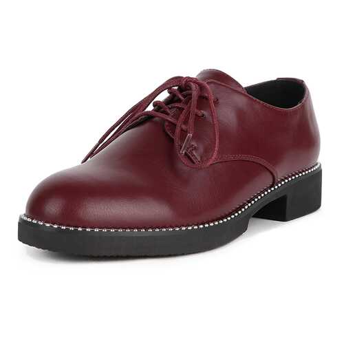Полуботинки женские T.Taccardi K0567LC-1A бордовые 40 RU в Belwest