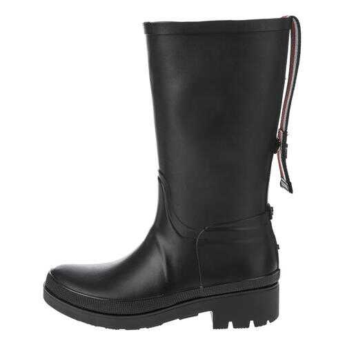 Резиновые сапоги женские Tommy Hilfiger FW0FW04583 черные 36 US в Belwest