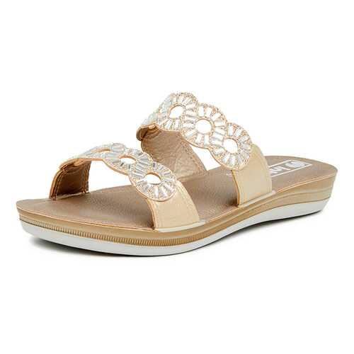 Сабо женские Inblu BAAJOO02-054 золотистые 40 RU в Belwest