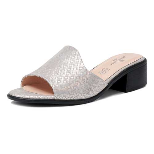 Сабо женские Pierre Cardin TR-MN-421-1295 серебристые 38 RU в Belwest