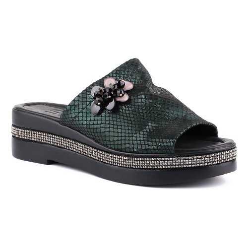 Сабо женские Shoes Market 66817428-PA-E201-BA91 зеленые 37 RU в Belwest