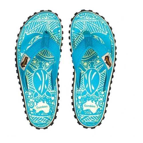 Шлепанцы женские Gumbies Islander Canvas Turquoise 2020 (40) в Belwest