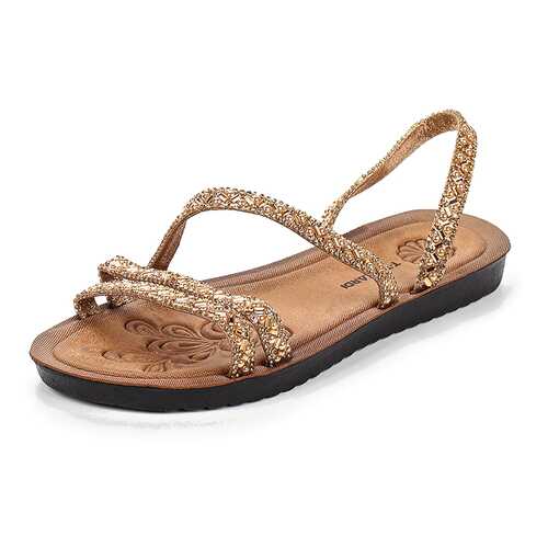 Шлепанцы женские T.Taccardi 710017681 золотистые 41 RU в Belwest