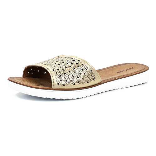 Шлепанцы женские T.Taccardi 710018125 золотистые 39 RU в Belwest