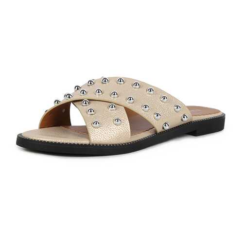Шлепанцы женские T.Taccardi MT20S-160C золотистые 39 RU в Belwest