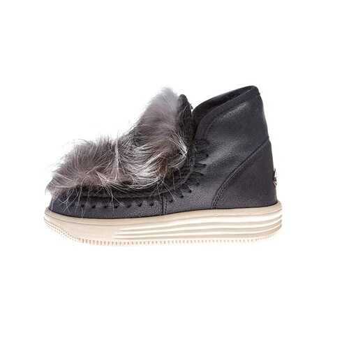 Угги Shepherd's Life Godiva Fox Cbkg черная кожа в Belwest